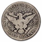 1907-S Barber Half Dollar 20-Coin Roll Avg Circ