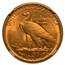 1908 $10 Indian Gold Eagle No Motto MS-61 NGC