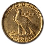 1908 $10 Indian Gold Eagle No Motto MS-61 PCGS