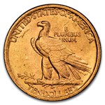 1908 $10 Indian Gold Eagle No Motto MS-62 PCGS