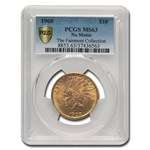 1908 $10 Indian Gold Eagle No Motto MS-63 PCGS