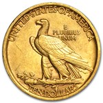 1908 $10 Indian Gold Eagle No Motto XF