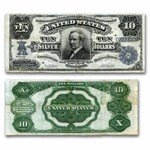 1908 $10 Silver Certificate Hendricks Tombstone VF (Fr#304)