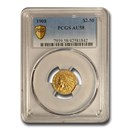 1908 $2.50 Indian Gold Quarter Eagle AU-58 PCGS