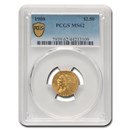 1908 $2.50 Indian Gold Quarter Eagle MS-62 PCGS