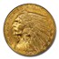 1908 $2.50 Indian Gold Quarter Eagle MS-63 PCGS CAC