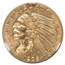 1908 $2.50 Indian Gold Quarter Eagle MS-64 NGC