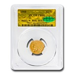 1908 $2.50 Indian Gold Quarter Eagle PR-66 PCGS CAC (Bass Jr.)