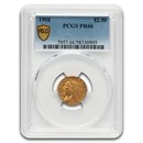 1908 $2.50 Indian Gold Quarter Eagle PR-66 PCGS
