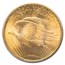 1908 $20 Saint-Gaudens Gold Double Eagle No Motto MS-66+ PCGS