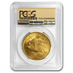 1908 $20 St Gaudens Dbl Eagle No Motto BU PCGS (Prospector Label)
