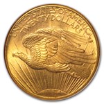 1908 $20 St Gaudens Gold Double Eagle No Motto MS-64 NGC