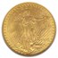 1908 $20 St Gaudens Gold Double Eagle No Motto MS-65 NGC