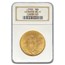 1908 $20 St Gaudens Gold Double Eagle No Motto MS-65 NGC