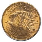 1908 $20 St Gaudens Gold Double Eagle No Motto MS-65+ PCGS
