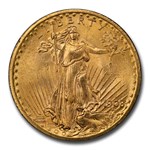 1908 $20 St Gaudens Gold Double Eagle No Motto MS-66 PCGS