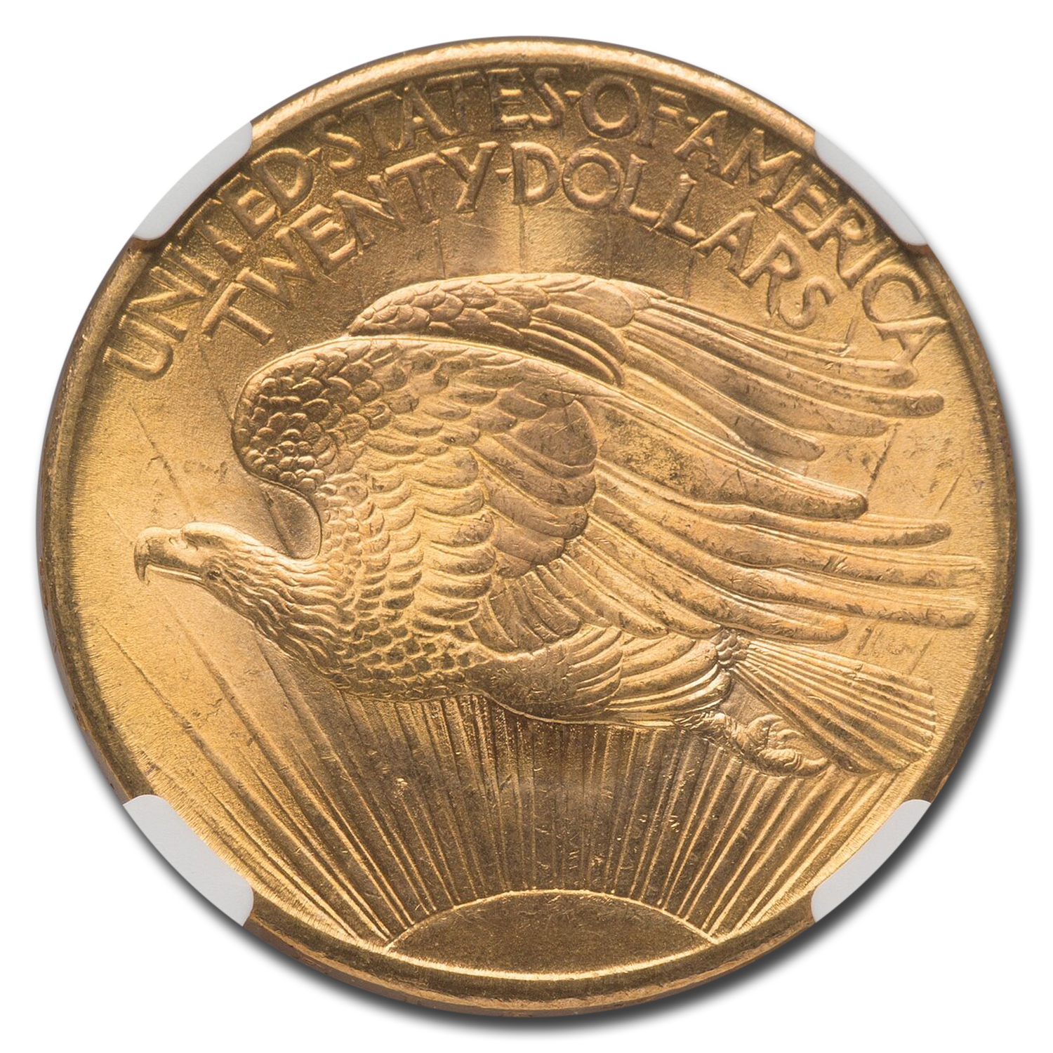 Buy 1908 $20 St Gaudens Gold No Motto NGC MS-66+ | APMEX