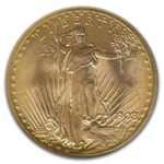 1908 $20 St Gaudens Gold No Motto MS-67 NGC (Wells Fargo)