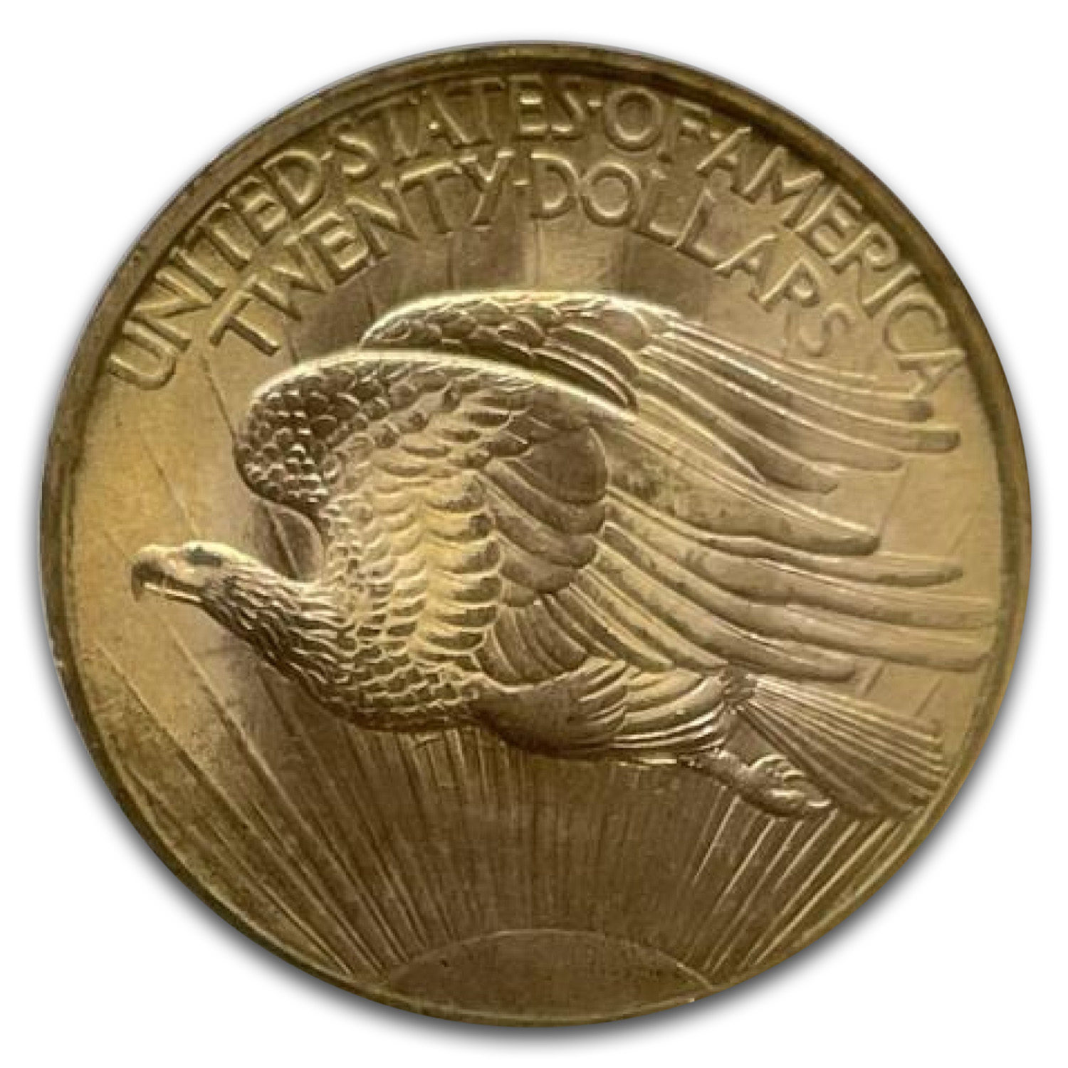 Buy 1908 $20 St Gaudens Gold No Motto MS-67 NGC (Wells Fargo) | APMEX