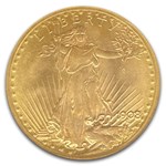 1908 $20 St Gaudens Gold No Motto MS-68 NGC (Wells Fargo)