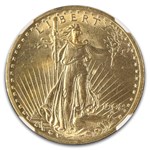 1908 $20 St Gaudens Gold w/Motto AU-58 NGC