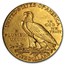 1908 $5 Indian Gold Half Eagle AU