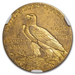 1908 $5 Indian Gold Half Eagle MS-61 NGC