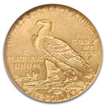 1908 $5 Indian Gold Half Eagle MS-63 NGC