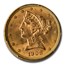 1908 $5 Liberty Gold Half Eagle MS-65 PCGS CAC