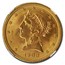 1908 $5 Liberty Gold Half Eagle MS-67 NGC