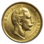 1908-A Germany Gold 20 Marks Prussia Wilhelm II BU