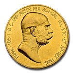 1908 Austria Gold 100 Corona Franz Joseph I PF-60 NGC