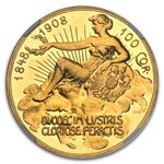 1908 Austria Gold 100 Corona Franz Joseph I PF-61 Cameo NGC