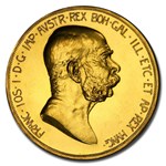 1908 Austria Gold 100 Corona MS-61 PCGS