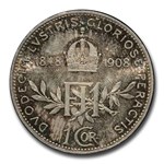 1908 Austria Silver Corona MS-63 PCGS