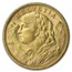 1908-B Swiss Gold 20 Francs Helvetia BU