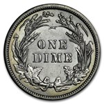 1908 Barber Dime AU