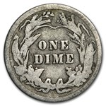 1908 Barber Dime Good/VG