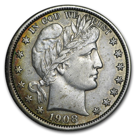 1908 Barber Half Dollar XF 1908 Barber Half Dollar XF