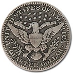 1908 Barber Quarter Fine