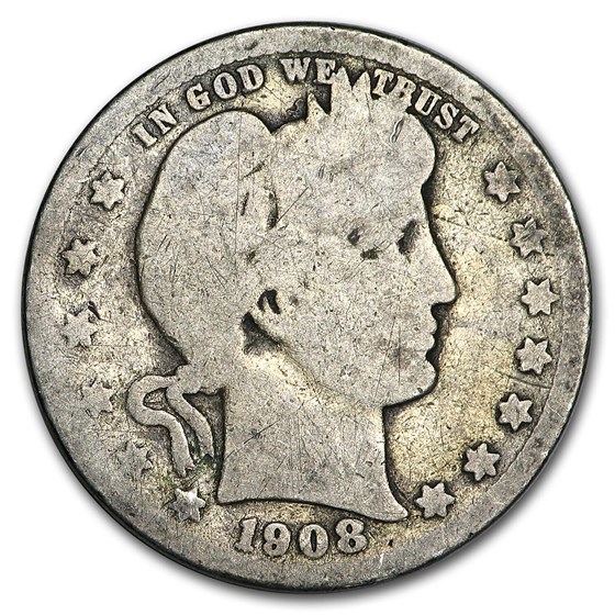 1908 Barber Quarter Good/VG 1908 Barber Quarter Good/VG