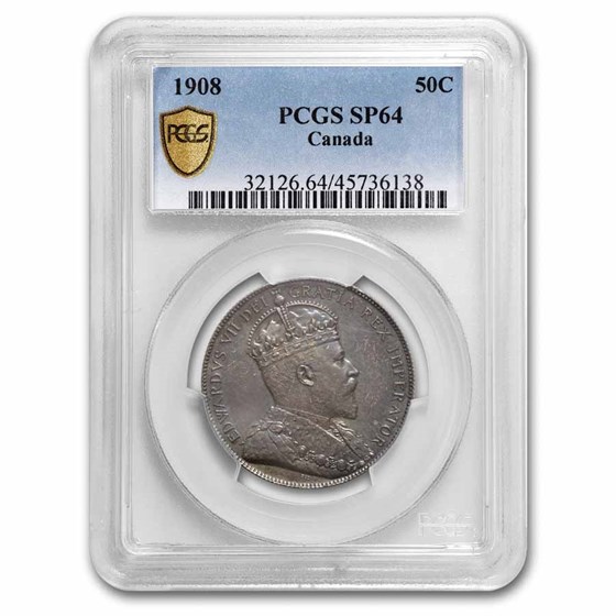 1908 Coin Set 1908 Canada 5-Coin Specimen Set PCGS (w/ Original Box)