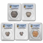 1908 Canada 5-Coin Specimen Set PCGS (w/ Original Box)