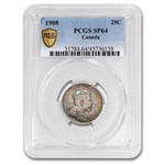 1908 Canada 5-Coin Specimen Set PCGS (w/ Original Box)