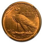 1908-D $10 Indian Gold Eagle No Motto MS-61 NGC
