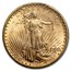 1908-D $20 Saint-Gaudens Gold No Motto MS-63 PCGS