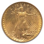 1908-D $20 St Gaudens Gold Double Eagle No Motto MS-61 NGC