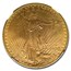 1908-D $20 St Gaudens Gold Double Eagle w/Motto MS-66 NGC