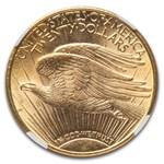 1908-D $20 St Gaudens Gold w/Motto MS-61 NGC
