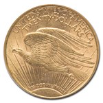 1908-D $20 St Gaudens Gold w/Motto MS-62 NGC
